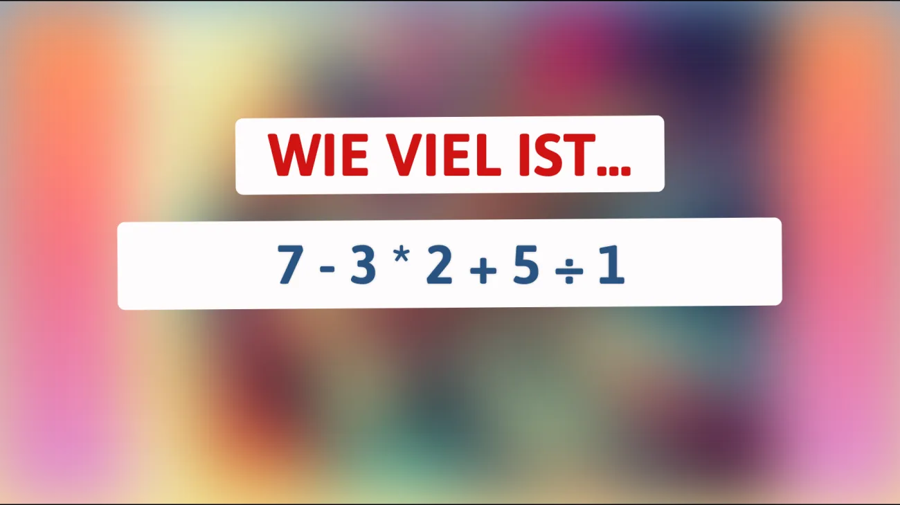 Nur 5% der Menschen können dieses mathematische Rätsel lösen – gehörst du dazu?"